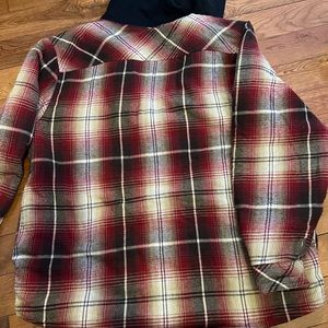 Legendary Whitetails Men’s Flannel Quilted Hoodie Jacket